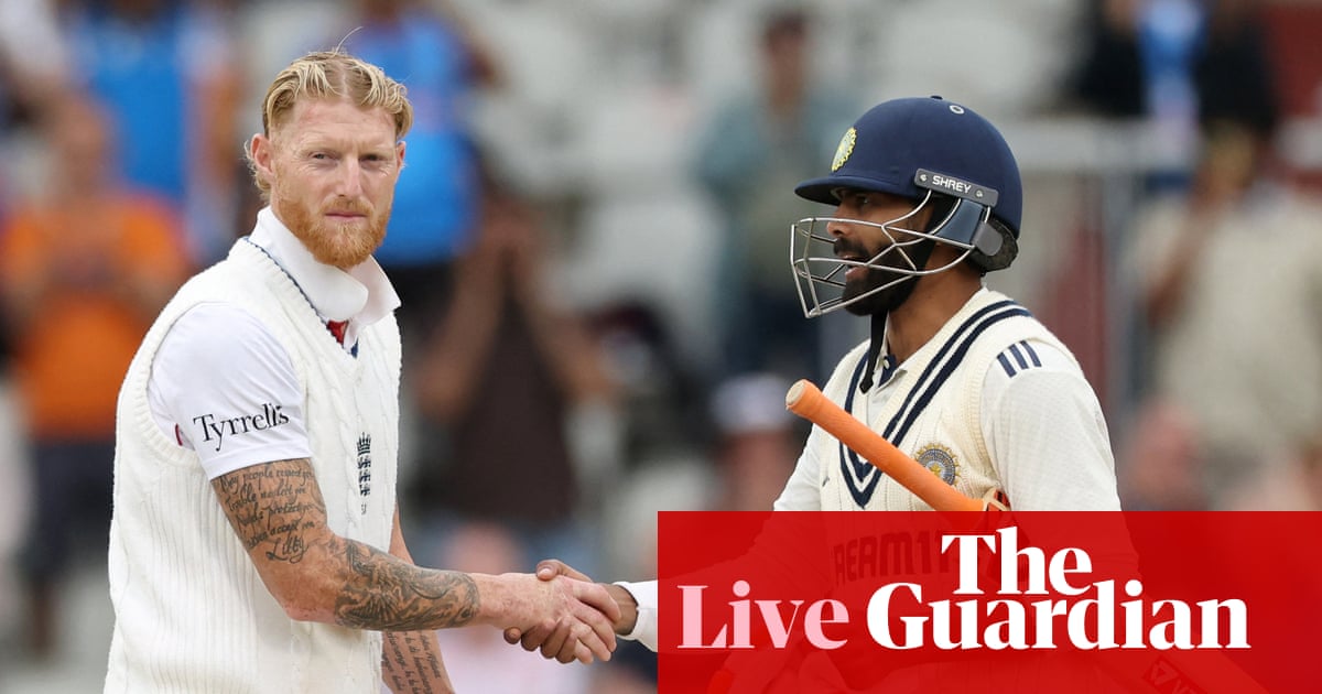 England v India: fourth men’s cricket Test ends in a draw on day five – as it happened | England v India 2025