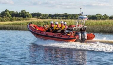 Upper Lough Erne: Lifeboat rescues two people from ‘stranded’ vessel in Co Fermanagh
