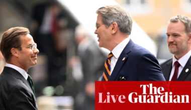 US and China hold trade talks after Donald Trump eyes ‘world tariff’ – business live | Business