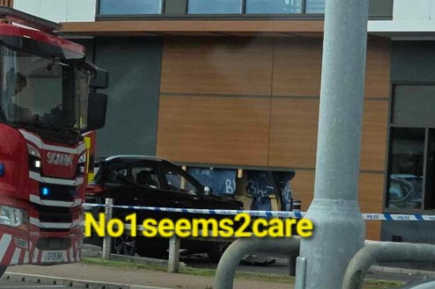 The scene in Glasgow