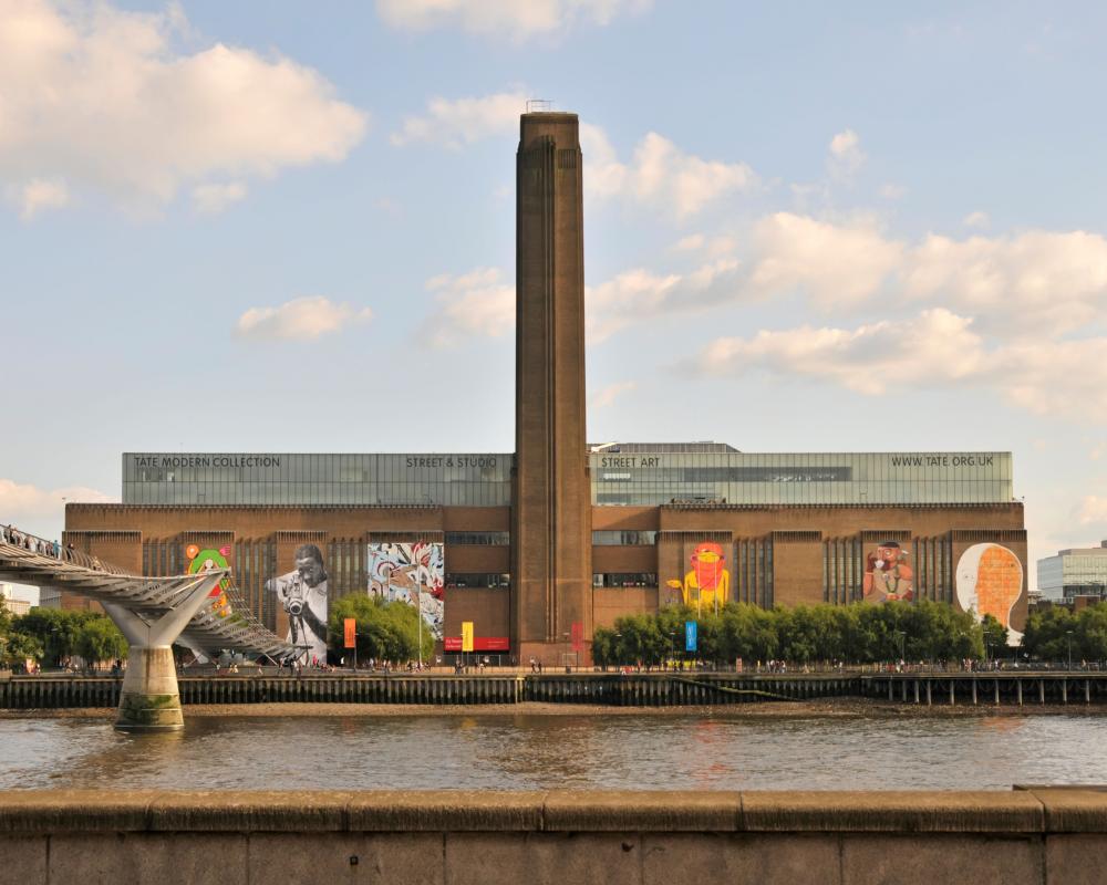 Exterior of the Tate Modern.