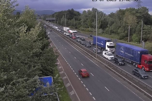 M1 crash scene cleared after incident causes 11-mile backlog between Belfast and Lisburn