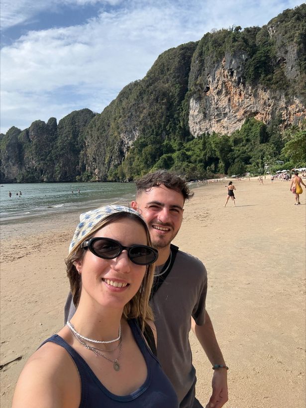 The siblings had been travelling in Thailand and then Rome