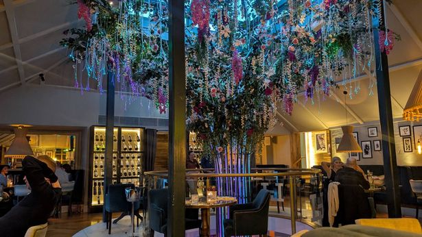Inside AA Rosette awarded restaurant, Lytham House