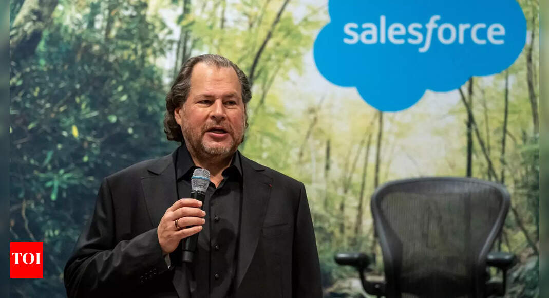 Salesforce CEO Marc Benioff says: I keep asking CEOs, what AI are they using for these big layoffs, and I think …
