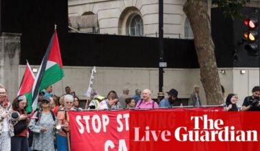 Peers arguing Palestinian state recognition unlawful ‘missing the point’, says minister – as it happened | Politics