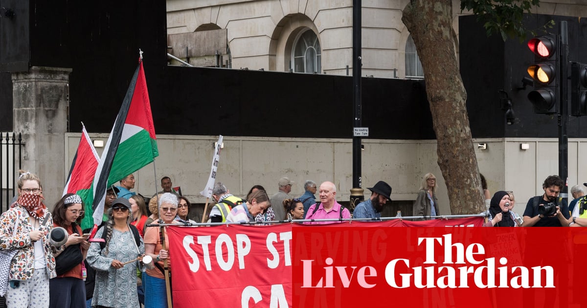 Peers arguing Palestinian state recognition unlawful ‘missing the point’, says minister – as it happened | Politics