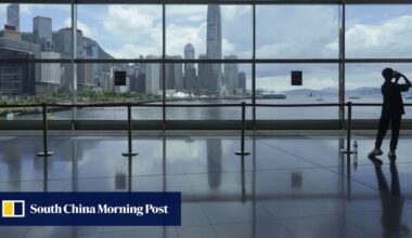 Hong Kong stocks fall on worries about China’s deflationary pressure