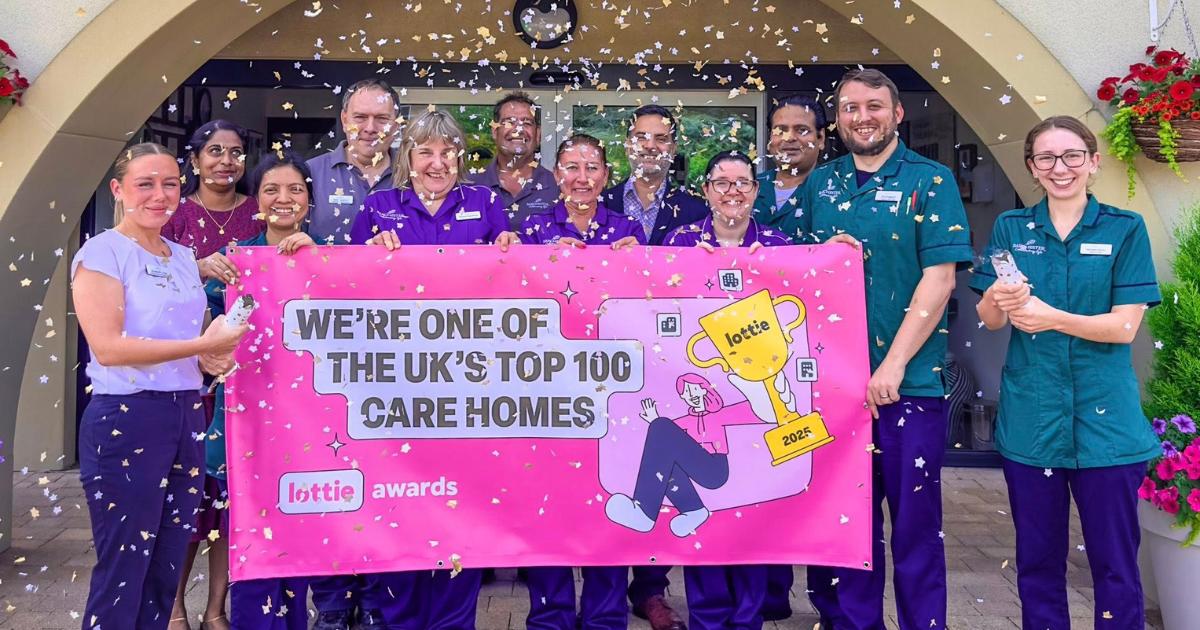 Dorset care home named in Lottie's top 100 in the UK