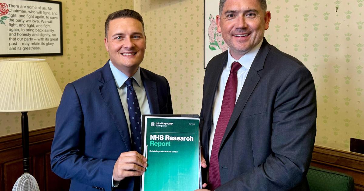 Labour MP Luke Murphy releases report on Basingstoke NHS