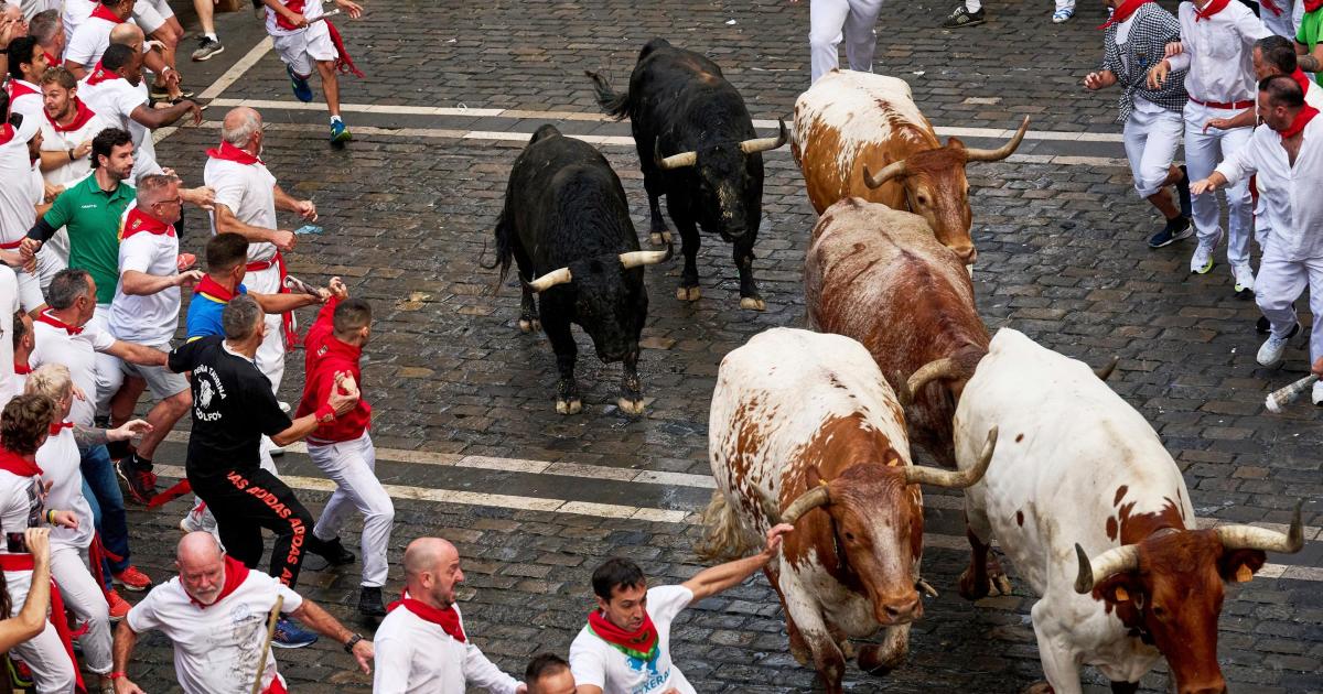 Pamplona holds opening bull run during Spain’s San Fermin festival