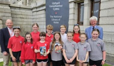 Ceredigion school pupils publish two new childrens books