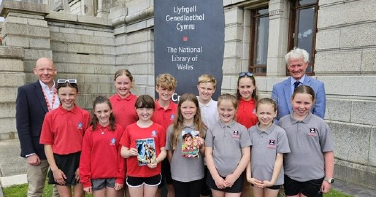Ceredigion school pupils publish two new childrens books