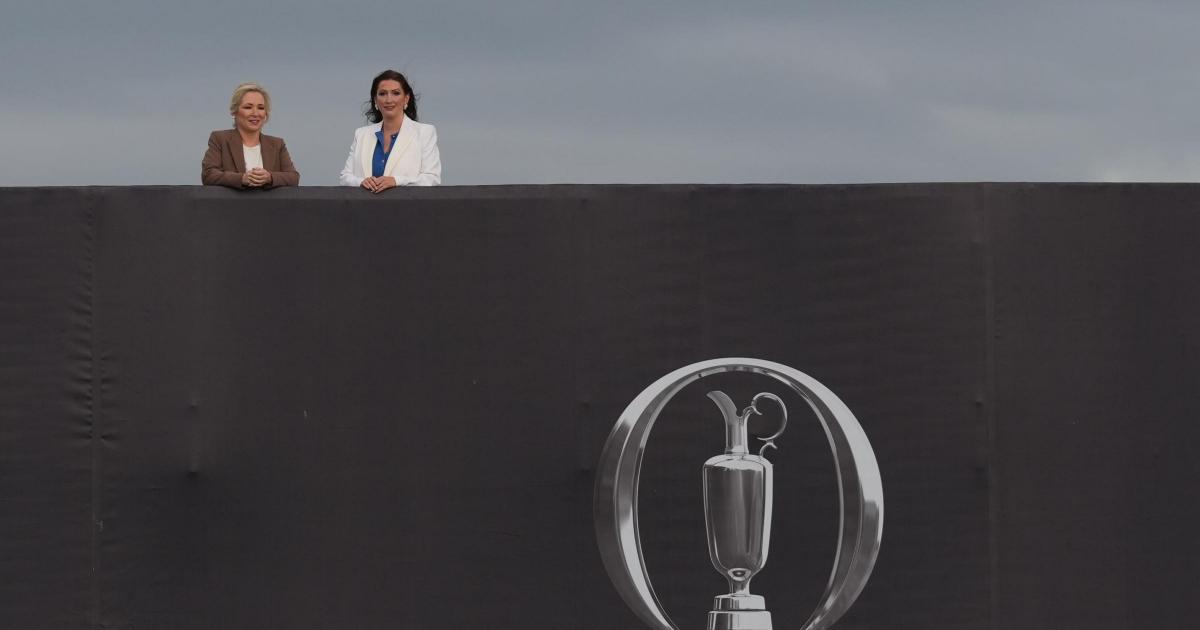 Northern Ireland’s leaders hail return of The Open to Portrush