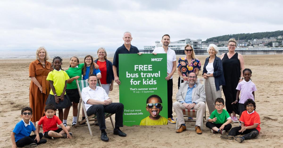 Free summer bus travel for children across North Somerset