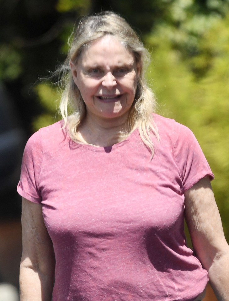 Priscilla Barnes, former Bond girl, in Los Angeles.