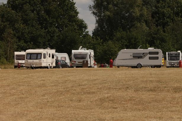 Travellers at Shard End Park