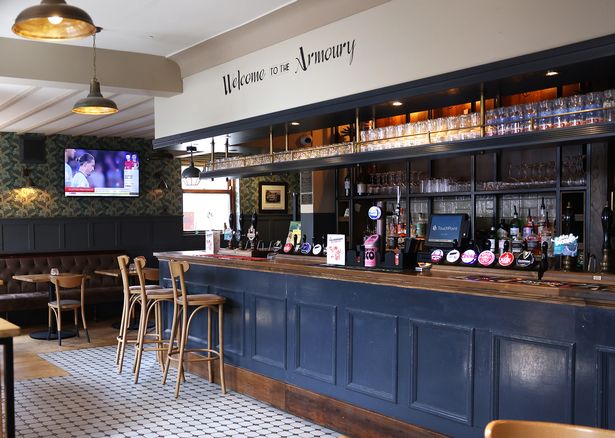 The Armoury pub in Shaw Heath, Stockport 