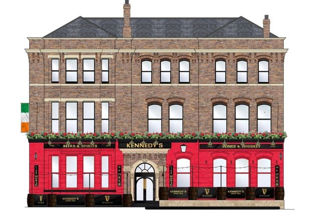 An artist's impression of Kennedy's Didsbury