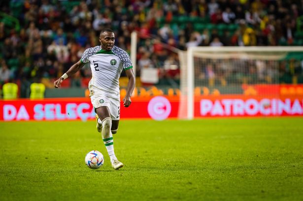 Bright Osayi-Samuel during a Nigeria game