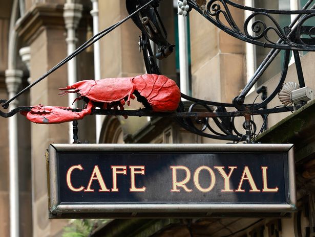 GV of the Cafe Royal, West Register Street, Edinburgh