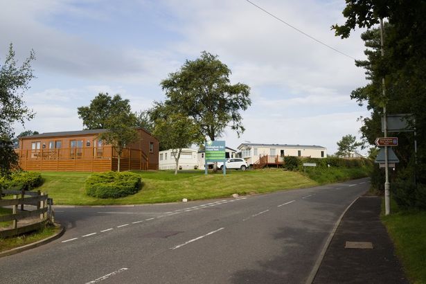Coldingham Bay Leisure Park entrance