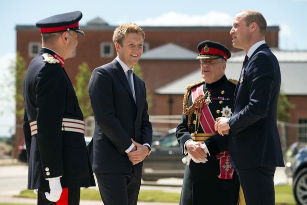 Hugh with pal Prince William 