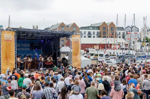 The Harbour View Stage at Bristol Harbour Festival