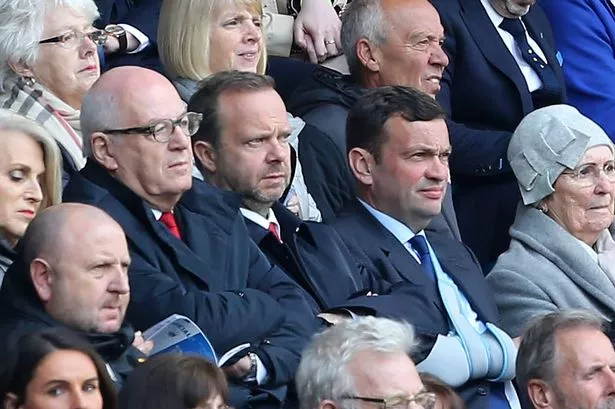 Ed Woodward looks on from the stands