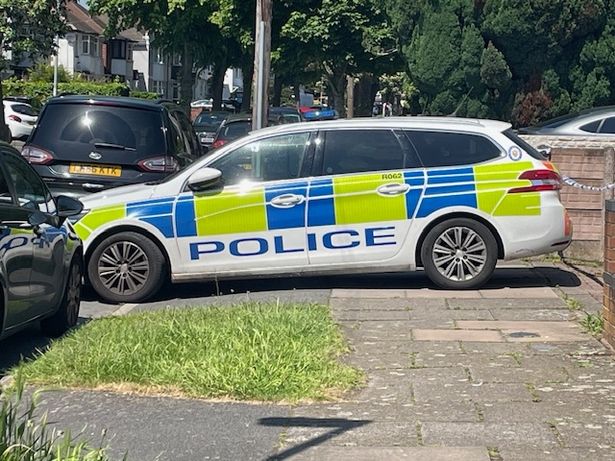The scene in Glendower Road, Perry Barr, on Sunday, May 19