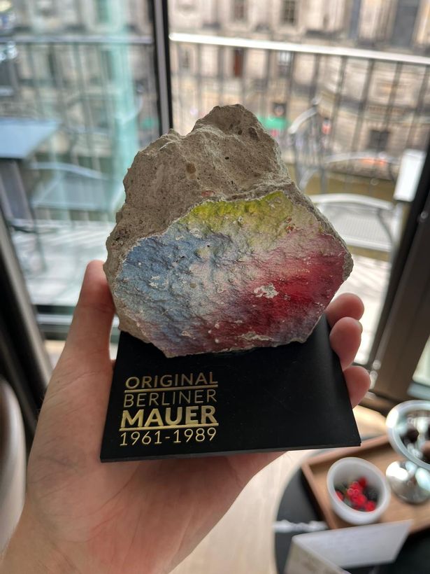 My piece of the Berlin Wall