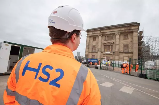 HS2 development in and around the old Curzon Street Station back in 2021