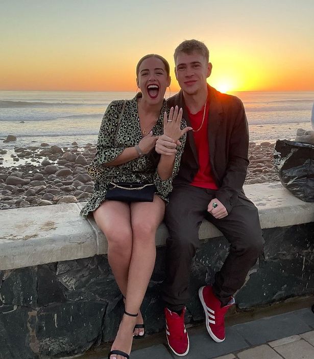 The pair became engaged in 2021
