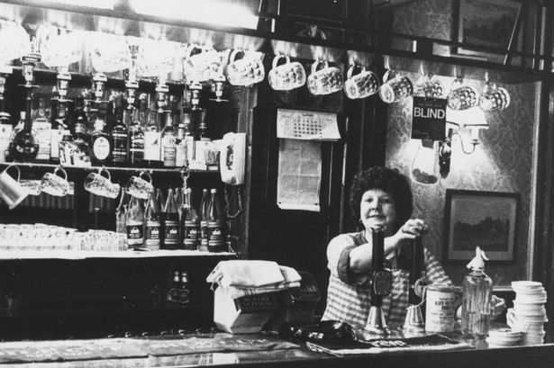 Inside the Post House in Liverpool in April 1973