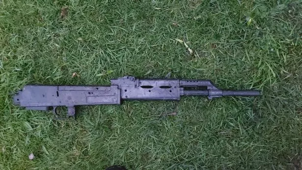 The business end of an AK47 that Sophie dredged up in Radcliffe
