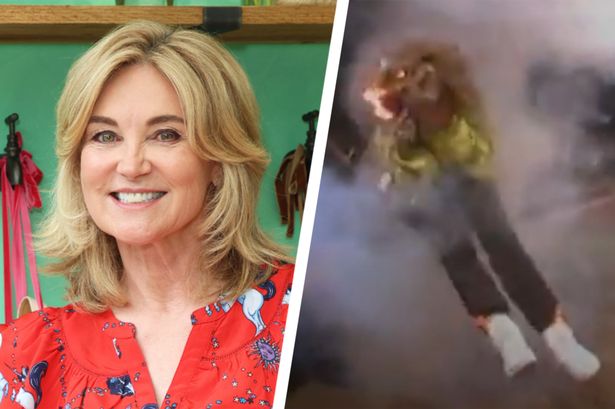 Anthea Turner on Manchester's UP2U children's TV show in 1989