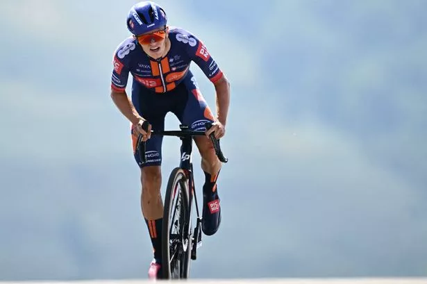 Team Picnic PostNL team's Scottish rider Oscar Onley 