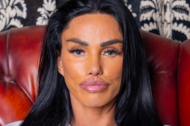 Katie Price speaks at The Cambridge Union on May 07, 2025 in Cambridge, Cambridgeshire.