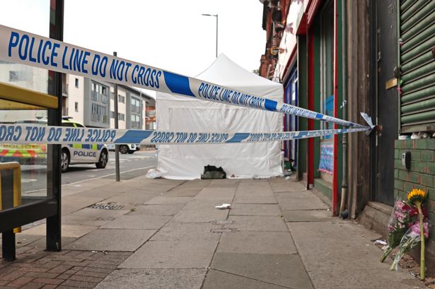 Merseyside Police scene on Stanley Road, Bootle