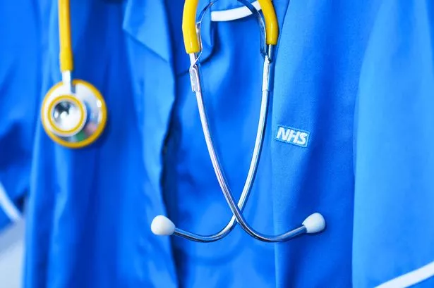LONDON,ENGLAND - February 2025, In this photo illustration a NHS front line workers uniform