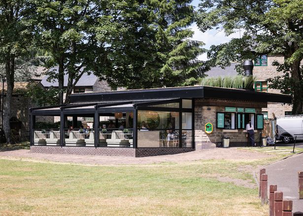 Grandpa Greene’s cafe in the King George V playing fields.