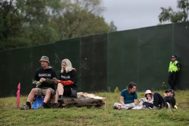 Oasis fans on Gallagher Hill have been given free t-shirts 