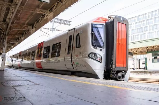 A picture of a train