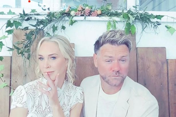 Brian McFadden shares first photos of stunning wedding day with new bride Danielle Parkinson