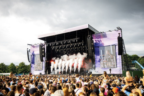 An image of the TRNSMT Festival main stage 