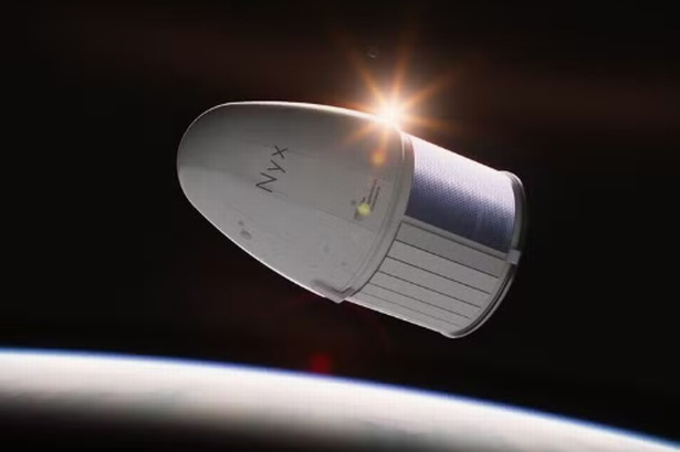 Nyx space capsule, used to take funeral urns into space