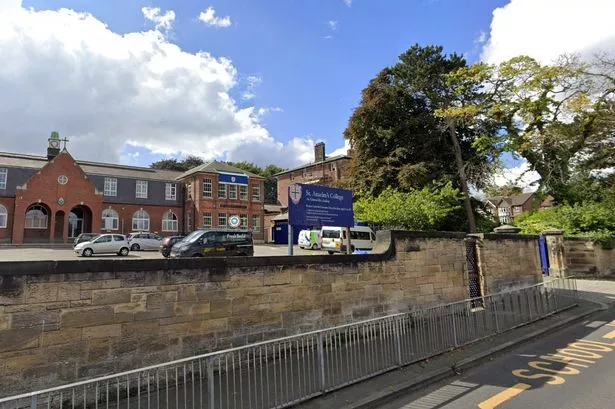 St Anselms College, Prenton where the teacher previously worked