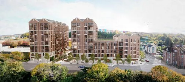 Revised plans for 221 flats on the corner of York Road and St Luke's Road in Bedminster