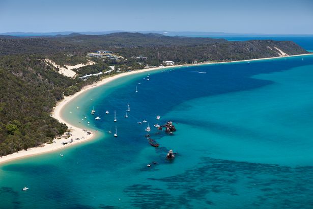 Tangalooma Wrecks, Moreton Island, Brisbane, Australia
