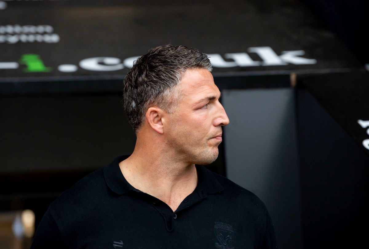 Warrington coach Sam Burgess.